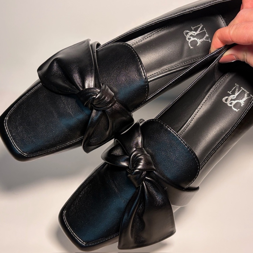 New York & Company Black Loafers for Women